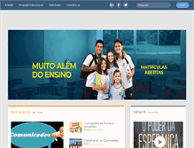 Tablet Screenshot of blumenau.educacaoadventista.org.br