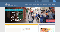Desktop Screenshot of belojardim.educacaoadventista.org.br