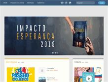 Tablet Screenshot of cruzeiro.educacaoadventista.org.br