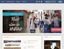 Tablet Screenshot of itaborai.educacaoadventista.org.br