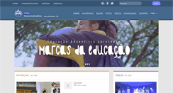 Desktop Screenshot of novaandradina.educacaoadventista.org.br