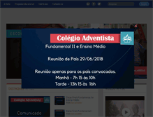 Tablet Screenshot of hortolandia.educacaoadventista.org.br