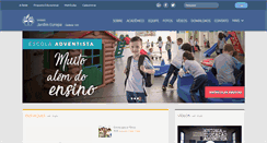 Desktop Screenshot of jardimeuropa.educacaoadventista.org.br